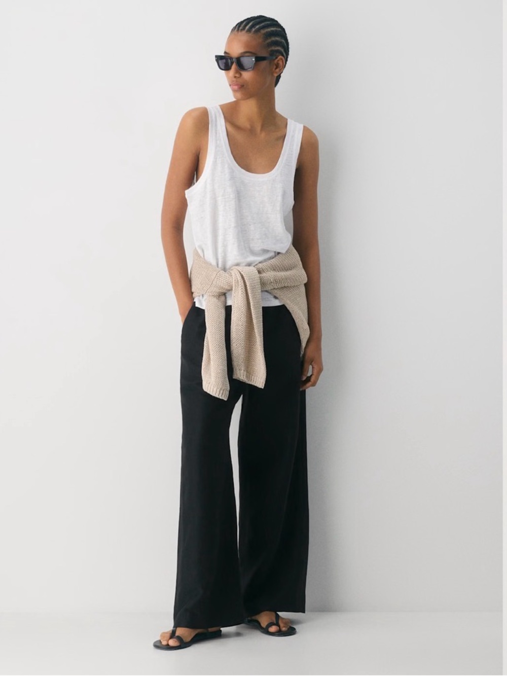 Little Moon by Aritzia
Loom Linen Marseille Tank / woman’s XXS/ 100%linnen